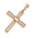 Крестик Xuping 2,3 см (Медицинское золото) 724211