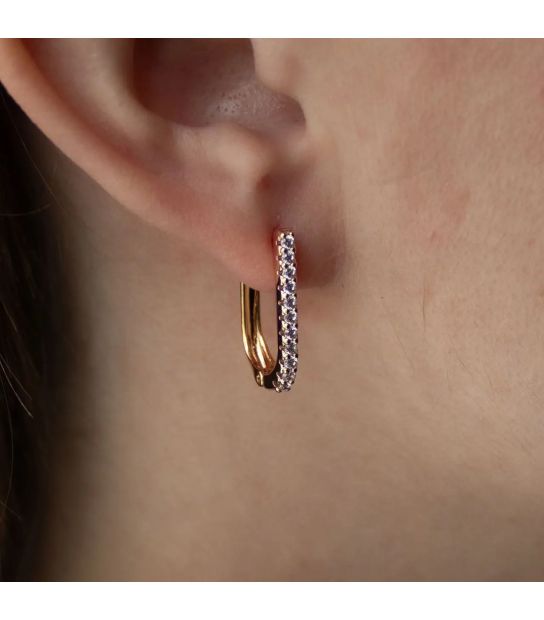 Серьги классические — позолота