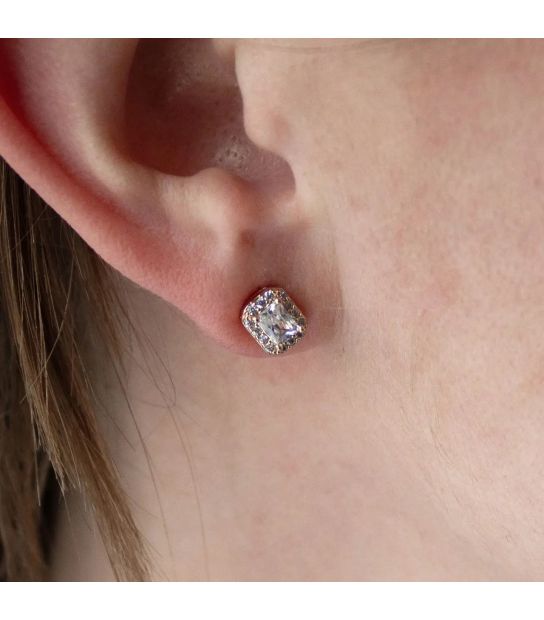 Сережки-цвяшки (Пусети) Xuping лимонна позолота (медзолото)