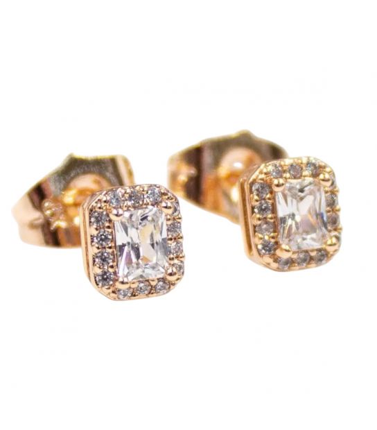 Сережки-цвяшки (Пусети) Xuping лимонна позолота (медзолото)