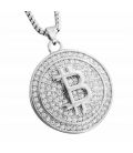 Підвіска "Bitcoin Біткоїн" сталь