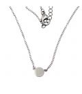Украшение на шею "Монетка" Xuping родий (сталь)