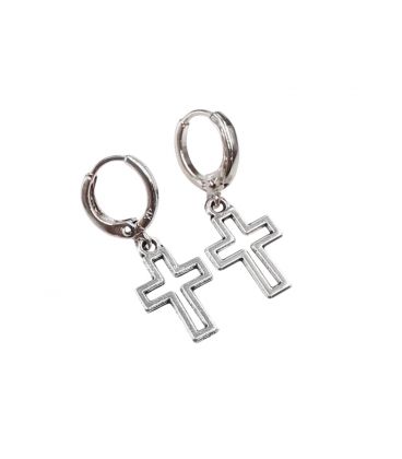 Серьги Крестики Xuping родиум 924167/2 медицинская сталь
