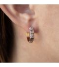 Серьги классические "Пояс Ориона", лимонная позолота