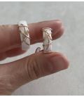 Сережки Xuping кераміка лимонна позолота (медичне золото)