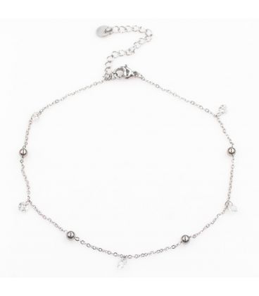 Браслет на ногу (анклет) з камінчиками Swarovski 330149