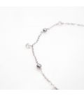 Браслет на ногу (анклет) з камінчиками Swarovski 330149