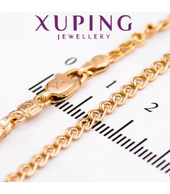 Ланцюжок Xuping лимонний позолота "лав" 0,3/50 см (Медичне золото)