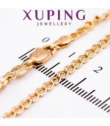 Ланцюжок Xuping лимонний позолота "лав" 0,3/50 см (Медичне золото)